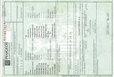 Veículo de Sucata peugeot 407 st confort do ano 2016 alimentado rhr