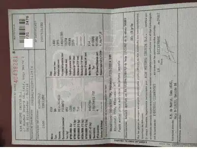 Scrapping Vehicle kia picanto 1.1 active of the year 2008 powered g4hg