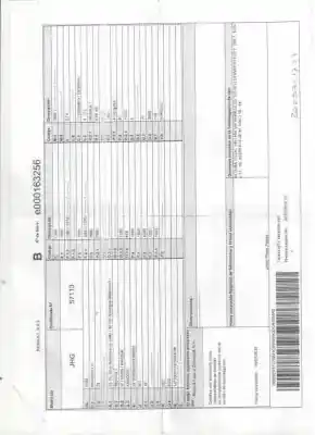 Veículo de Sucata renault kangoo profesional do ano 2015 alimentado k9k 636