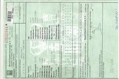 Здавання транспортного засобу renault clio ii fase ii (b/cb0) campus року 2010 потужний k9k 740