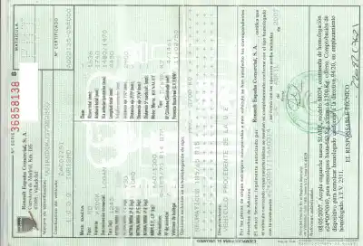 Veículo de Sucata dacia logan mcv (ks_) 1.5 dci (ks0k) do ano 2007 alimentado k9k792