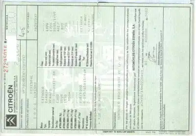 Verschrottungsfahrzeug CITROEN C5 BERLINA 2.0 HDi SX des Jahres 2002 angetrieben RHZ