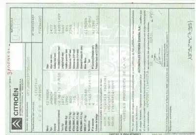 Veículo de Sucata citroen c2 collection do ano 2005 alimentado 8hz