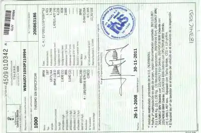 Veicolo di demolizione BMW SERIE 1 BERLINA (E81/E87) 118d dell'anno 2007 alimentato N47D20A