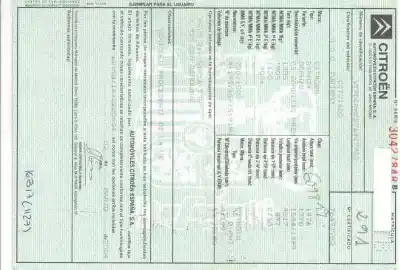 Vehicul casat citroen c5 berlina 2.0 hdi al anului 2004 alimentat rhz