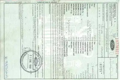 Vehicul casat ford focus berlina (cak) 2.0 16v cat al anului 1999 alimentat eddc