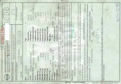 Утилизация автомобиля nissan kubistar furgón (x76) 1.5 dci года 2004 питание k9k702
