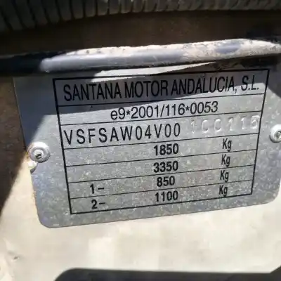Verschrottungsfahrzeug suzuki santana 350 des jahres 2005 angetrieben rhp
