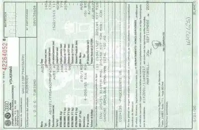 Утилизация автомобиля AUDI A3 (8P) 1.9 TDI Ambiente года 2008 питание BXE