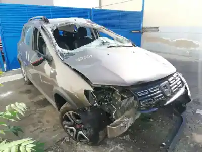 Veículo de Sucata dacia sandero 0.9 tce cat do ano 2019 alimentado h4b b4