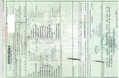 Veículo de Sucata CITROEN BERLINGO 1.9 D Multispace do ano 2000 alimentado WJZ