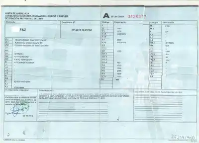 Scrapping Vehicle citroen c4 picasso i monospace (ud_) 1.6 hdi of the year 2007 powered 9hz
