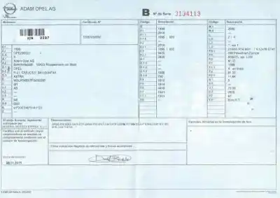 Здавання транспортного засобу opel astra j lim. selective року 2015 потужний b16dtl