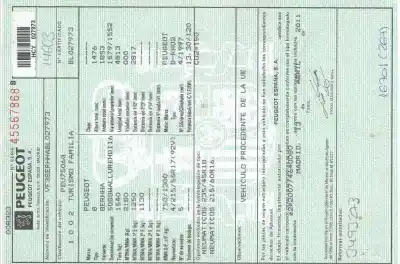 Véhicule à la ferraille PEUGEOT 508 SW Allure de l'année 2011 alimenté RHH