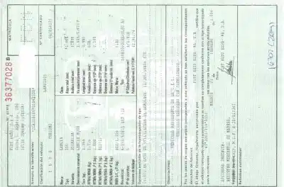 Veículo de Sucata lancia musa (184) 1.9 jtd oro do ano 2006 alimentado 188b2000