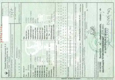 Veículo de Sucata RENAULT LAGUNA II (BG0) Authentique do ano 2006 alimentado F9Q758