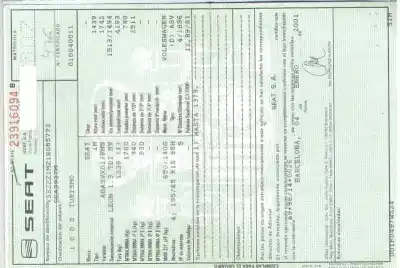 Veículo de Sucata SEAT LEON (1M1) 1.9 TDI do ano 2001 alimentado ASV