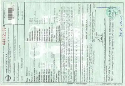 Veículo de Sucata nissan qashqai (j10) acenta do ano 2009 alimentado k9k282