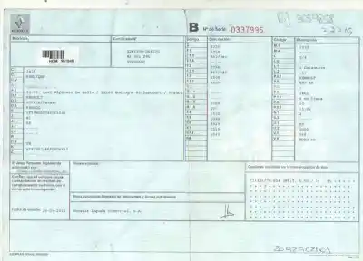 Veicolo di demolizione renault kangoo furgón confort dell'anno 2011 alimentato k9k800