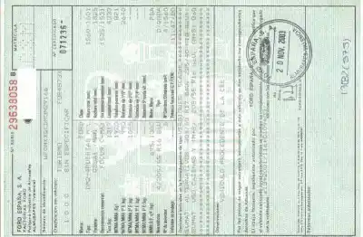 Здавання транспортного засобу ford focus c-max dm2 (cap) desde 08/2003 hasta 03/2007 focus c-max ghia (cap) року 2004 потужний g8da