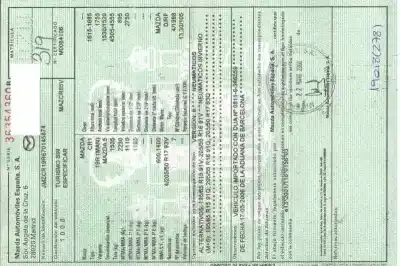 Scrapping Vehicle mazda 5 (cr19) 2.0 cd (cr19) of the year 2006 powered rf Scrapping Vehicle mazda 5 (cr19) 2.0 cd (cr19) of the year 2006 powered rf