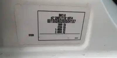 Veículo de Sucata dacia sandero ambiance do ano 2014 alimentado d4f 732