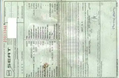 Veículo de Sucata seat leon (1m1) 1.9 tdi do ano 2001 alimentado asv