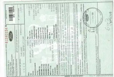 Scrapping Vehicle ford focus lim. (cb4) titanium of the year 2008 powered shda