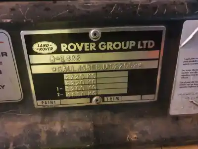 Утилизация автомобиля land rover discovery (salljg/lj) tdi года 1992 питание 18l