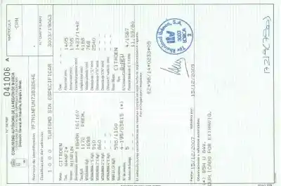 Sloopvoertuig CITROEN XSARA BERLINA 1.6i 16V SX van het jaar 2003 aangedreven NFU