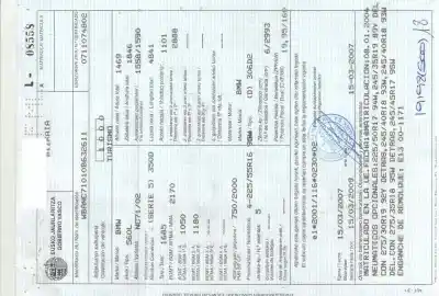 Veículo de Sucata bmw serie 5 berlina (e60) 530d do ano 2004 alimentado n57306d2