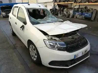 Veículo de Sucata DACIA SANDERO Ambiance do ano 2017 alimentado K9K 626