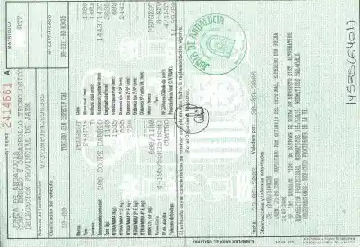 Veicolo di demolizione PEUGEOT 206 CC CC dell'anno 2002 alimentato NFU