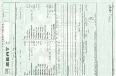 Veicolo di demolizione seat leon (1p1) 1.6 dell'anno 2006 alimentato bse