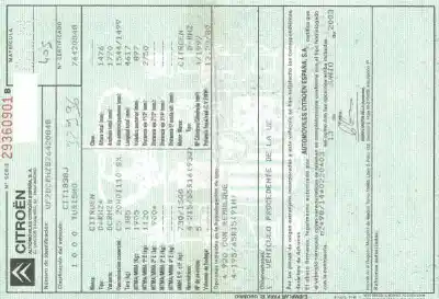 Verschrottungsfahrzeug citroen                                            c5 berlina                                                                                                                                                                                                                                                 2.0 hdi cat (rhz / dw10ated)                                                                                                                                                                                                                               des jahres 2003 angetrieben rhz