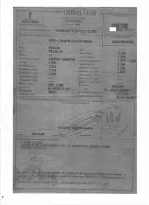 Vehicul casat NISSAN CABSTAR ->09.06 2.5 Diesel 131 CV / 96 KW al anului 2009 alimentat YD25
