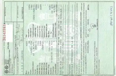 Veículo de Sucata audi a4 berlina (8e) 1.8 20v turbo do ano 2006 alimentado bfb