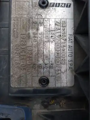 Scrapping Vehicle fiat stilo (192) 1.4 of the year 2006 powered 843a1000