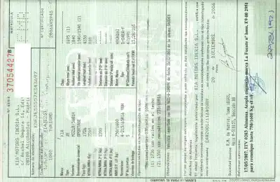 Scrapping Vehicle kia sportage active 4x4 of the year 2007 powered d4eaf