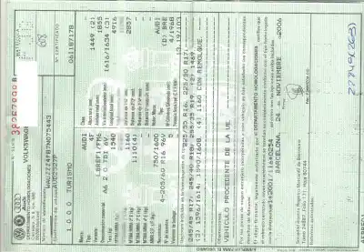 Véhicule à la ferraille audi a6 c6 (4f2) 2.0 tdi de l'année 2006 alimenté bre