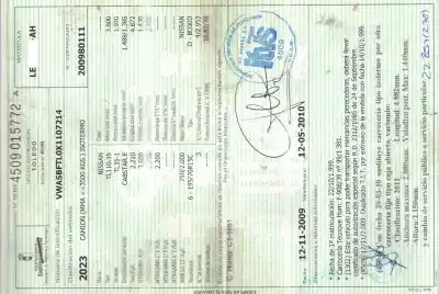 Sloopvoertuig nissan cabstar e 3.0 diesel van het jaar 1999 aangedreven bd30d