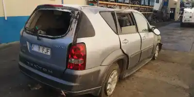 Утилизация автомобиля ssangyong rexton rx 270 full года 2006 питание d27dt