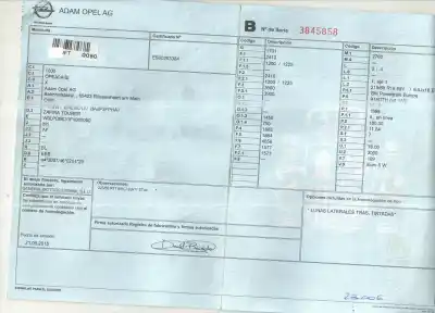 Sloopvoertuig opel zafira tourer excellence van het jaar 2015 aangedreven b16dth