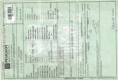 Veicolo di demolizione PEUGEOT 508 Access dell'anno 2011 alimentato 9HL