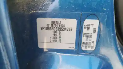 Здавання транспортного засобу renault clio ii fase ii (b/cb0) campus року 2008 потужний k9k740