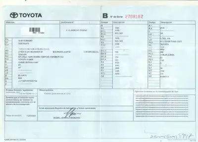 Veículo de Sucata toyota yaris active do ano 2014 alimentado 1kr