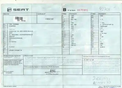 Veículo de Sucata SEAT IBIZA IV ST (6J8, 6P8) 1.6 TDI do ano 2011 alimentado CAYB