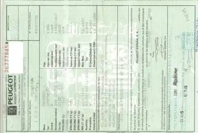 Veicolo di demolizione PEUGEOT 206 CC CC dell'anno 2002 alimentato RFN