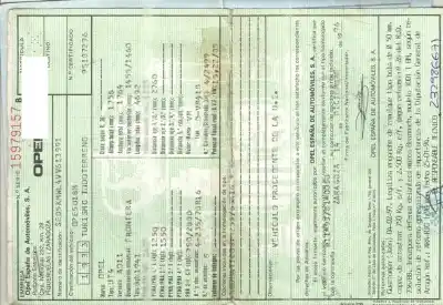 Vehicul casat opel frontera a arizona al anului 1997 alimentat vm41b