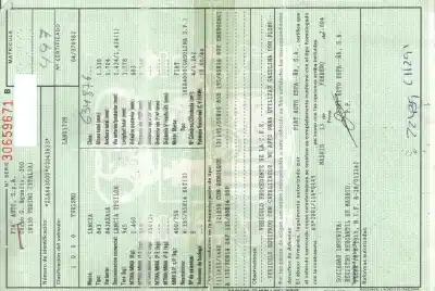 Scrapping Vehicle lancia ypsilon (101) 1.2 8v of the year 2004 powered 188 a4.000